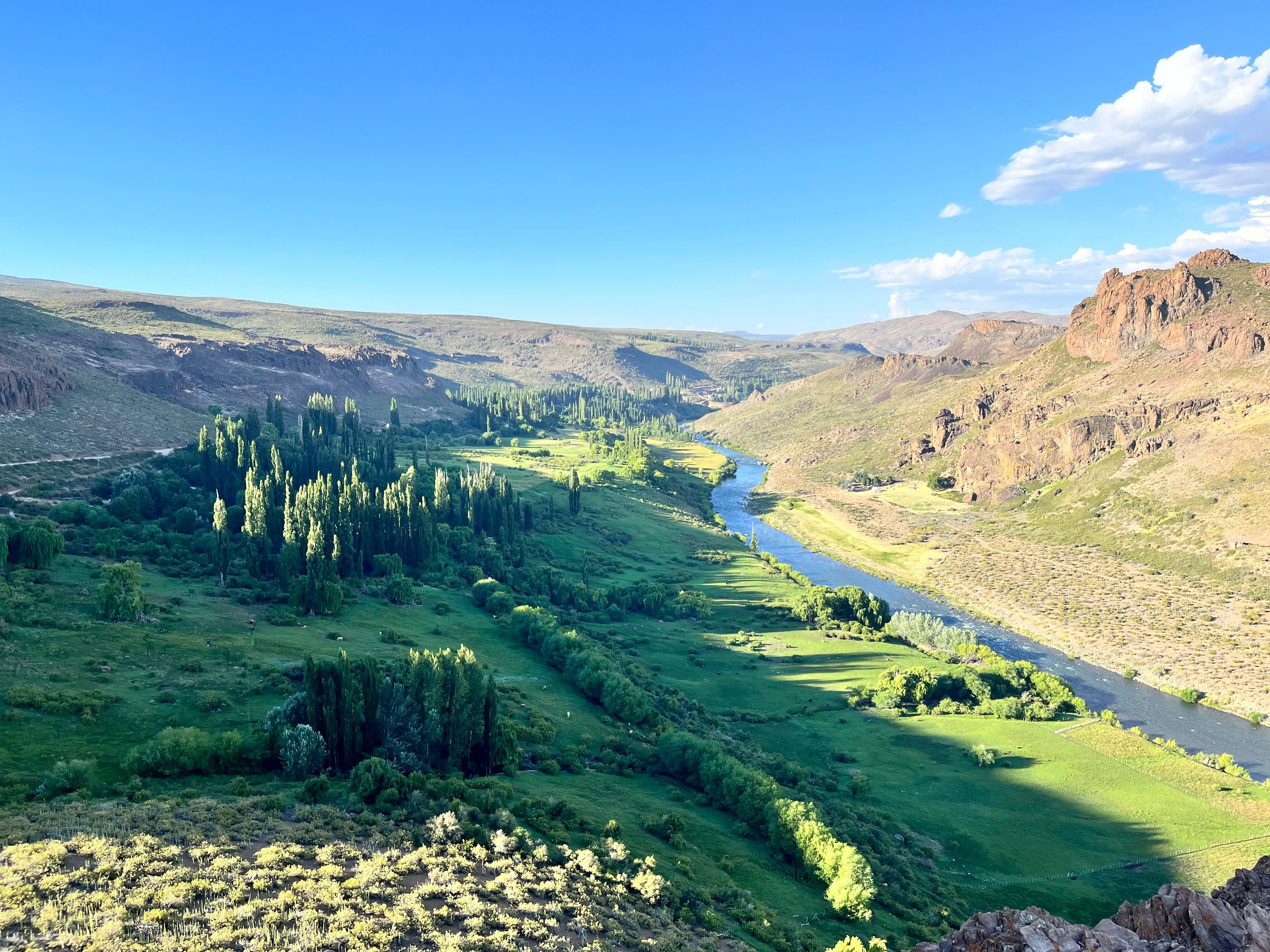 Paisaje del Alto Neuquén vinculado a la geografía del vino y la viticultura de montaña